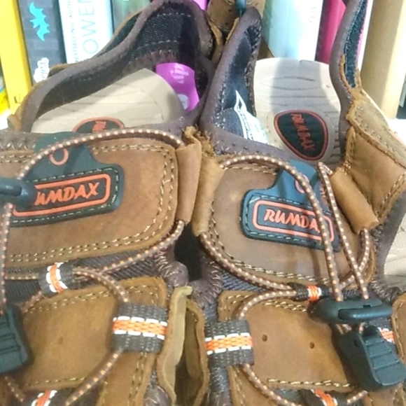 RUMDAX MEN'S LEATHER OUTDOOR CLOSED TOE SPORT SANDALS SIZE EU48-US 14 NWT - Picture 15 of 15